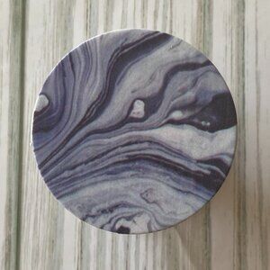 BUNDLE 10/$5 Cell Phone Grip BLACK WHITE MARBLE